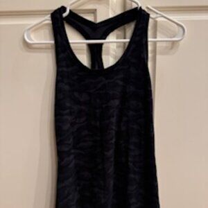 Lululemon Black Camo Tank Top Size S